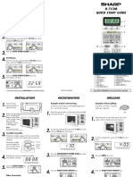 User Manual Sharp R753M - OM - QuickGuide - GB