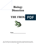 Lab 1 - Frog Dissection