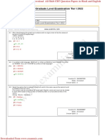 SSC CGL Tier 1 Question Paper 1 December 2022 All Shift in English