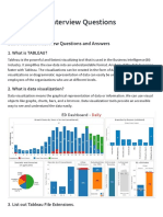 100 Tableau Interview Questions