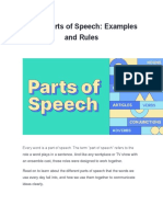 The 8 Parts of Speech PDF