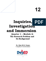 Inquiries, Investigation and Immersion: Quarter 1 - Module 2