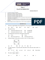 Class-IX Math Sample Paper-1 PDF