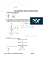 Geometry EOC Practice Test Solutions (Complete)