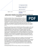 Public Safety Advisory To All Federal Firearms Licensees and Firearm Parts Components and Accessories Manufacturers and Distributors