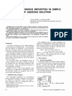 Distillation of Aqueous Solutions