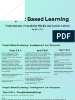 Project Based Learning - Years 3-8