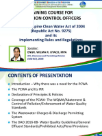 7.RA 9275 Phil - Clean Water Act Engr. Wilma Uyaco
