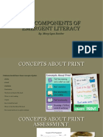 Concepts of Print and Reading