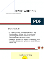 Academic Writing