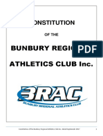 Brac Constitution Final For Agm September 2017