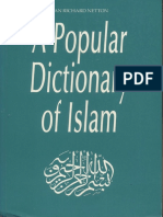 A POPULAR DICTIONARY OF ISLAM (Ian Richard Netton)