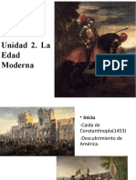 Unidad 2. La Edad Moderna