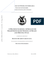 AM L A S - S R D S: Achine Earning Pproach For Martphone Based Ensing of Oads AND Riving Tyle