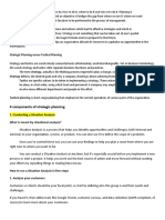 4 Components of Strategic Planning: 1. Conducting A Situation Analysis What Is Meant by Situational Analysis?