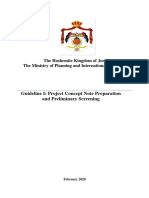 Guideline I: Project Concept Note Preparation and Preliminary Screening