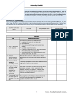 CLC Onboarding Checklist