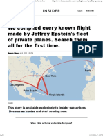 Search Every Known Flight Made by Jeffrey Epstein's Private Jets
