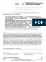 Global REACH 2018: Volume Regulation in High-Altitude Andeans With and Without Chronic Mountain Sickness