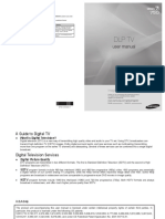 Samsung DLP TV Manual Series 750