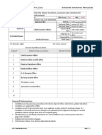 SOP - Anaesthesia Management