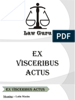 Ex Visceribus Actus