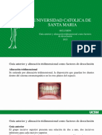 Tema 10. Guía Anterior y Alineación Tridimensional Como Factores de La Desoclusión