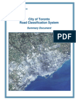 City of Toronto Road Classification System