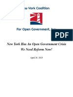 NY Open Government Crisis