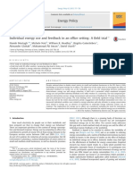 Individual Energy Use and Feedback in An Office Setting A Field Trial