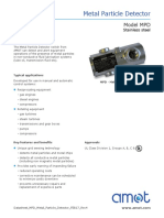 Metal Particle Detector: Model MPD