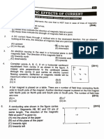 Magnetic Effect of Electric Current Pyqs Nsejs