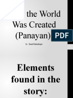 How The World Was Created (Panayan) : by Ranel Marinduque