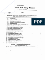 Pgi General Wellbeing Scale by Verma (Eng & Beng)