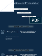 Data Collection and Presentation