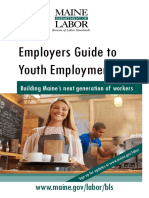 Employers Guide To Youth Employment: Building Maine's Next Generation of Workers