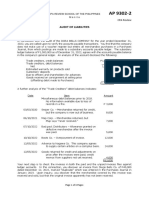 Auditing Problems Test Banks - LIABILITIES Part 2