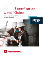 HVAC Specification Detail Guide: A Guide To Specifying ROCKWOOL Insulations For HVAC Applications