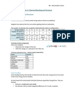 Topic 4 Chemical Bonding and Structure PDF