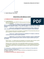 FORMATO DE ESQUEMA DE REDACCIÓN Ciencia y Tecniologia Del Peru