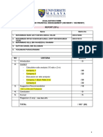 Accounting Assessment Report - Hup Seng Berhad & Hwa Tai Industries