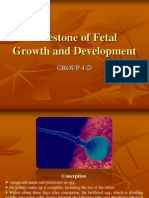 Milestone of Fetal Growth and Development