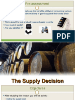 2 - Chapter 5 - Supply Decision - Short & Long Run Cost