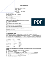 Tenses Review