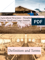 Agricultural Structures - Slaughterhouse For Swine, Small Tinang