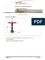 Exam Précontrainte 2 2022