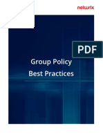 Group Policy Best Practices