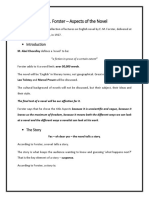 Aspects of The Novel PDF