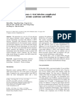 Pandemic H1N1 Influenza A Viral Infection Complicated by Atypical Hemolytic Uremic Syndrome and Diffuse Alveolar Hemorrhage