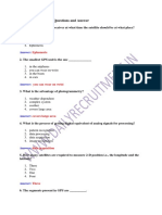 GPS Multiple Choice Questions and Answer